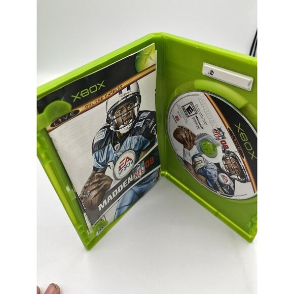 Madden NFL 08 (Microsoft Xbox, 2007) MINT W/MANUAL, MAIL IT TOMORROW! - Picture 2 of 7